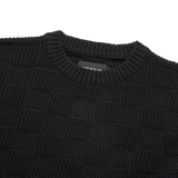 25SS EATHER WARPEN OVERSIZE KNIT BLACK