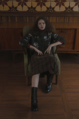 Log turtle neck top_wine