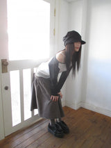 cotton side shirring cap