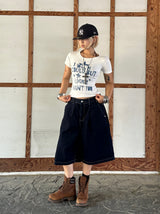 Shirring Check ShorI WISH Slim Tt Sleeve Shirt