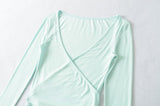 Lavi V Neck Wrap Top