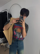 ASCLO バスケットショーツスリーブTシャツ