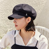 VA スタッドニュースボーイキャップ/ブラック