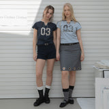 MINI SHORTS (NAVY)