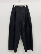 Twill Balloon Fit Wide Pants