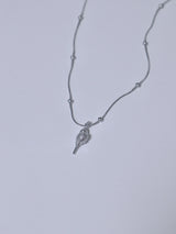 All surgical steel sea conch shell necklace