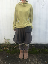 soft tulip pleats skirt
