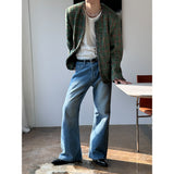 [S/S] Green shine tweed jacket