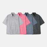 LMN St. ピッグウォッシングショートスリーブドシャツ (4 colors)
