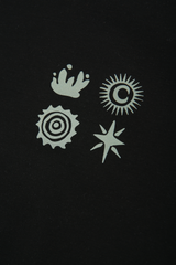 Black UTOPIA short sleeve t-shirts