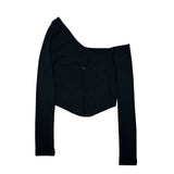 ワンオフショルダーTシャツ