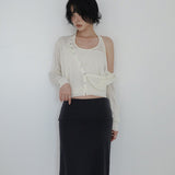 [Senpia] Fold Midi Skirt -3color