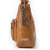 SPOILED CROSS BODY BOX BAG | BROWN