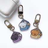 Puppy Bag Keyring