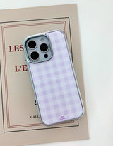[MADE]ピクニックライラック シルバーエポキシ バンパー iPhoneケース
