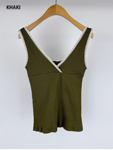 LACE LAYERED SLEEVELESS (3C)
