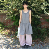 デイリーライトボタンパンツ