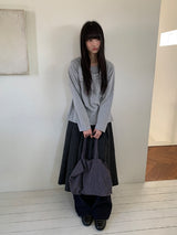 ヒットフォースリボンラウンド長袖Tシャツ