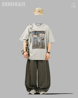 [SEMADE] ナイロンバルーンバンディングパンツ