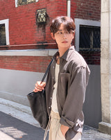 Koi Summer Pocket Linen Shirt