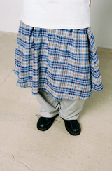Check Twister Star Skirt - Blue