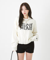 JACQUARD KNIT ZIPUP CARDIGAN [2color]