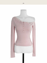 seti one off lace top