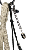 shot plait keyring (beige)
