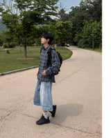 べズロ S/S ピグメントチェックシャツ