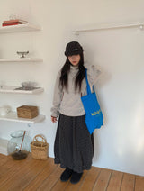 Hillger Brushed Dot Long Skirt