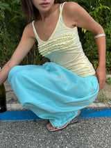 TENCEL FRILL SLEEVELESS
