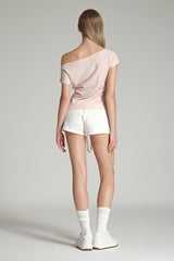 Clean-cut lettering top, Pink