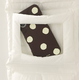 wittyドットケース (brown+yellow)