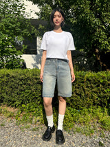 クラシックビンテージハーフレングスデニムパンツ code 18202