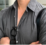  Stable Summer Ice Pigment Linen Shirt