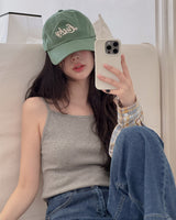 Lucky lettering ball cap