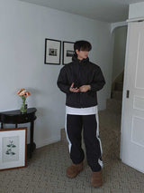  ASCLO Quilting Hood Padded Jumper (2color)