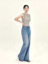 3RD REORDER PANEL FLARE JEANS code 25100