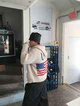 No.1568 USA fh KNIT ZIP-UP (3color)