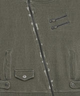 pg diagonal zip up (khaki)