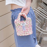 Flower Mini Hand Bag - Yellow