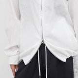 (Unisex) Davia Two Way String Zip-Up