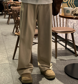 Ever Soft Wool Side Banding Wide Slacks