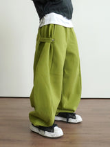 ピンチサイドスナップスウェットパンツ6C