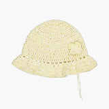 Clover Ruffle Beanie - Light Yellow
