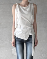 Notir Unbalanced Knot Blouse