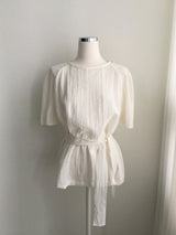 Current loose tie blouse 