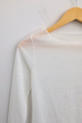 Flower Lace Slim Knit Top