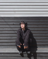 Kinji Waffle Henley Neck Warmer Long Sleeve T-shirt