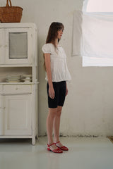 Lace strap blouse
